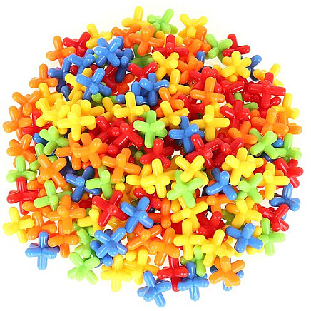 Creative 3D Connectors - 408 pcs Multicolored Straws and Connectors Building Blocks Set for Skill Development & Fun Playtime