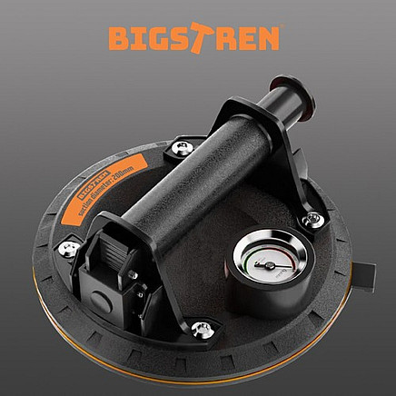 Vakuuma piesūceknis ar manometru Bigstren 22479