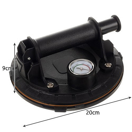 Vakuuma piesūceknis ar manometru Bigstren 22479