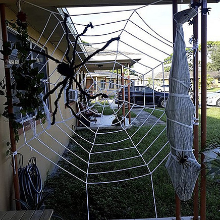 Milzu dekoratīvs zirneklis Helovīnam Malatec 21832, 90 cm