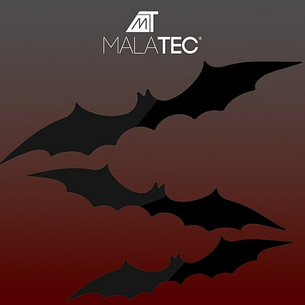 Sikspārņu dekorāciju komplekts Helovīnam 3 gab. Malatec 22004