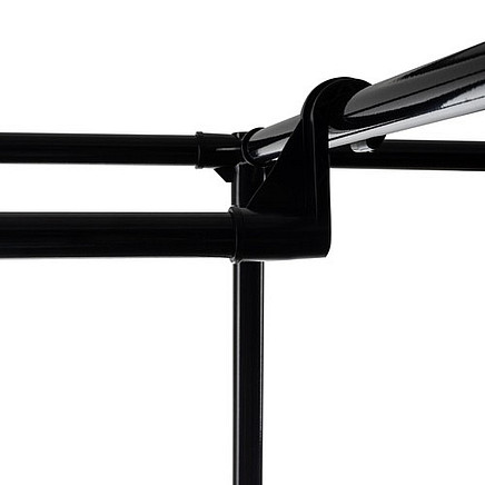 Liels drēbju pakaramais / vaļējs skapis ar plauktiem Ruhhy 22671