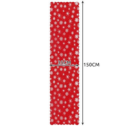 Ziemassvētku galda celiņš 150x35 cm Ruhhy 22788, sarkans