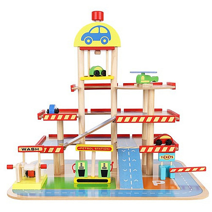 27 detaļu koka garāžu komplekts - bērnu droša, reālistiska rotaļlietu autostāvvieta ar transportlīdzekļiem maziem bērniem - 5900779945920 27 detaļu koka garāžu komplekts - bērnu droša, reālistiska rotaļlietu autostāvvieta ar transportlīdzekļiem maziem bērniem