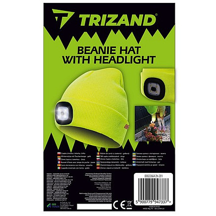 Ziemas cepure ar lukturīti - Gaiši Zaļā _ Trizand I Winter Hat With Flashlight - Light...