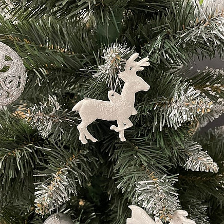 Christmas tree baubles - reindeer 9pcs Ruhhy 22517