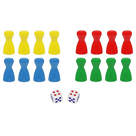 Wooden educational cube 22429