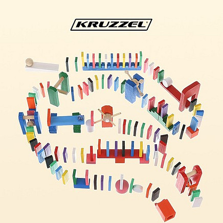 Kruzzel koka klucīšu komplekts ar 407 elementiem