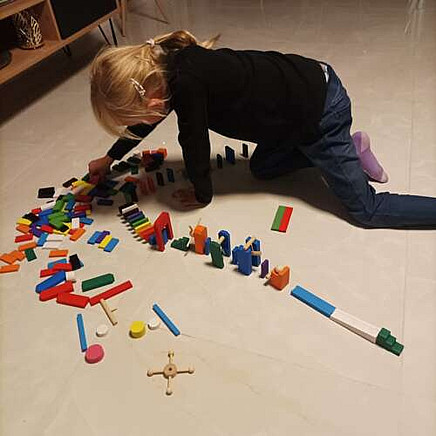 Kruzzel koka klucīšu komplekts ar 407 elementiem