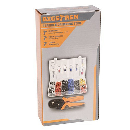Crimping tool for ferrules 0.25-10mm2 Bigstrene 22717