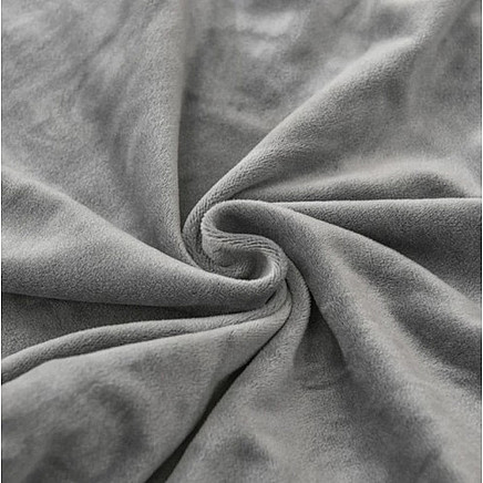 Chair cover - gray velvet Ruhhy 22979