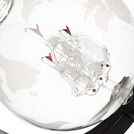 Dāvanu Komplekts Karafe un Viskija Glāzes Globuss, 850 ml