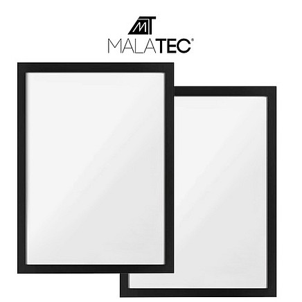 Магнитная рамка для алмазной живописи 30x40 см, небьющаяся и универсальная, черная, 2 штуки в наборе