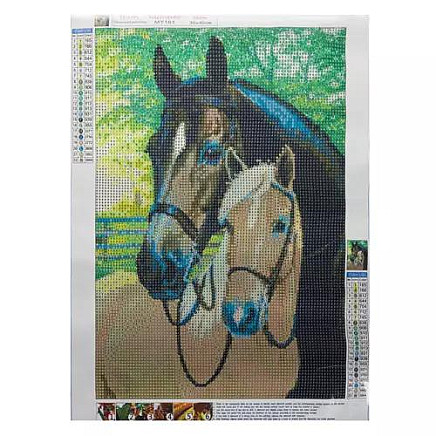 5D Diamond Embroidery Kit - Relaxing Art Hobby with Sparkling Horse Design, Enhance Creativity with Mosaic Crafting, Destress Tool with Complete Set