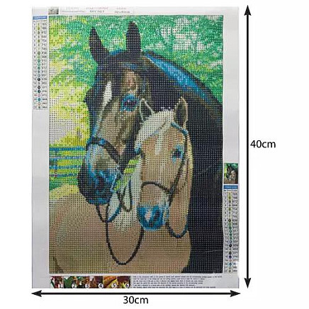 5D Diamond Embroidery Kit - Relaxing Art Hobby with Sparkling Horse Design, Enhance Creativity with Mosaic Crafting, Destress Tool with Complete Set