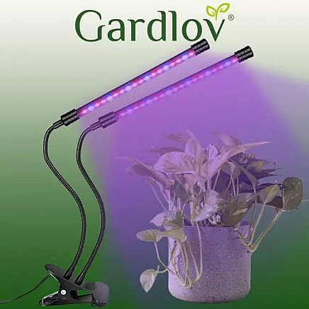 Advanced Waterproof LED Grow Lamp with 3-Mode, 2-Panel, Timer Settings + Remote - Supports Indoor Plant Growth, Hydroponics & Greenhouses