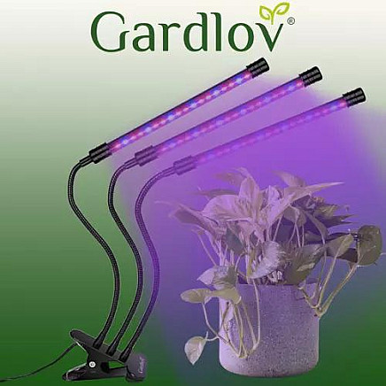 Indoor-Outdoor Waterproof 3-Panel LED Grow Light with Adjustable Tilt, Timer and Remote - Enhanced for Photosynthesis, Perfect for Indoor Plants, Hydroponics and Greenhouse Use, Supports Growth and Flowering Stages