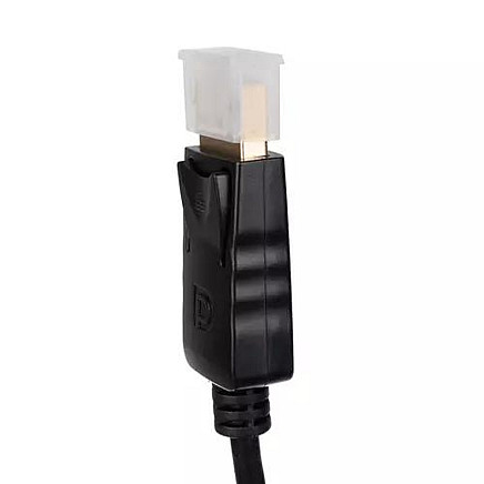 Izoxis 4K DisplayPort HDMI kabelis - universāls, ar zeltītu pārklājumu, Plug & Play, Ultra HD izšķirtspēja - saderīgs ar TV, datoru, PS5 un citām ierīcēm