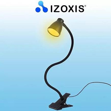 Desk lamp with clip - black Izoxis 19454