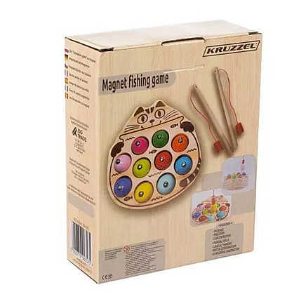 Attīstošā Spēle Magnētiskā Makšķerēšana, kaķu formā