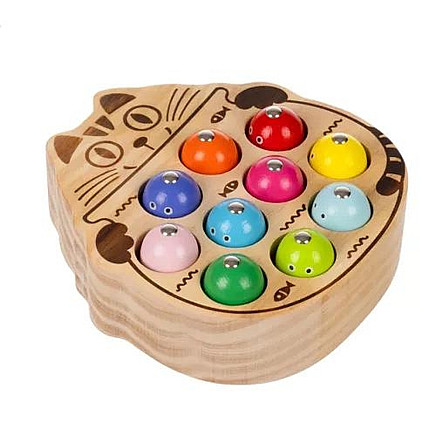 Attīstošā Spēle Magnētiskā Makšķerēšana, kaķu formā