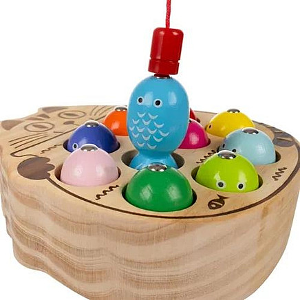 Attīstošā Spēle Magnētiskā Makšķerēšana, kaķu formā