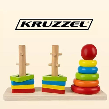 Wooden puzzle sorter Kruzzel 19870