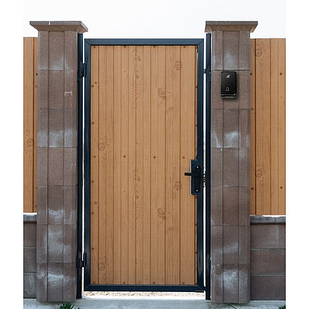 Ūdensizturīgs bezvadu durvju zvans Malatec 23371, melns