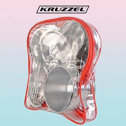 Bērnu metāla katlu komplekts (13 elementi) - ideāls mazajiem pavāriem