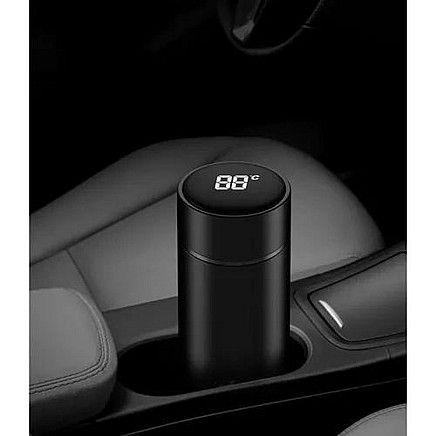 Termokrūze ar led displeju, 500 ml, melns - 5900779949270 Termokrūze ar led displeju, 500 ml, melns