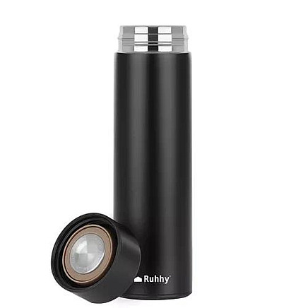 Termokrūze ar led displeju, 500 ml, melns - 5900779949270 Termokrūze ar led displeju, 500 ml, melns