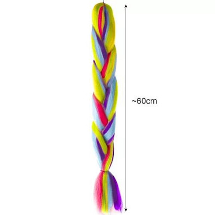 Synthetic hair rainbow braids Soulima 23571