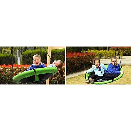 Swing storks nest 100cm green-black 23514