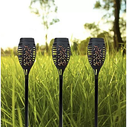 Solar garden lamp - torch, set of 4