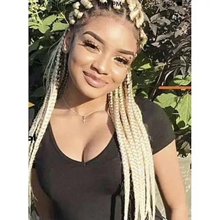 Synthetic hair braids blonde Soulima 23556