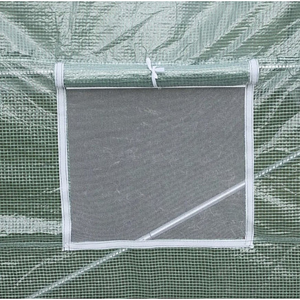 Arkveida saliekama dārza rezerves plēve siltumnīcām, tunelis, 4x3x2m