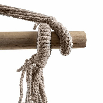 Gardlov piekaramais krēsls-šūpuļtīkls ar 2 spilveniem, bēšs 23670