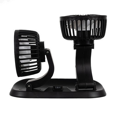 Car fan 12V double Xtrobb 23222