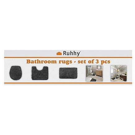 Bathroom rug - set - gray Ruhhy 24353
