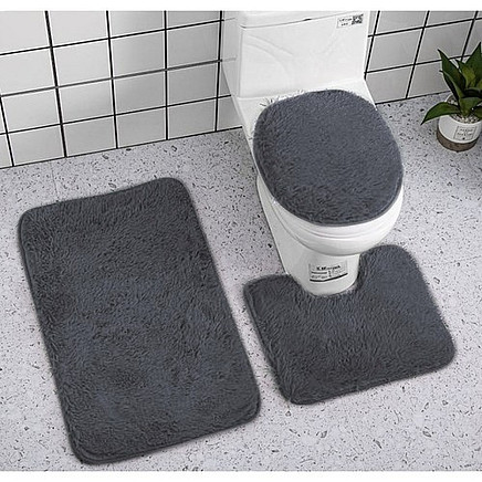 Bathroom rug - set - gray Ruhhy 24353