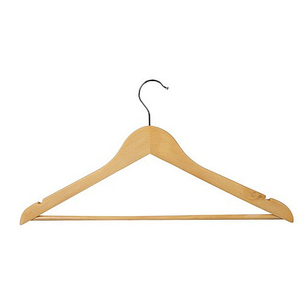 Clothes hanger 10pcs - wooden Ruhhy 24492