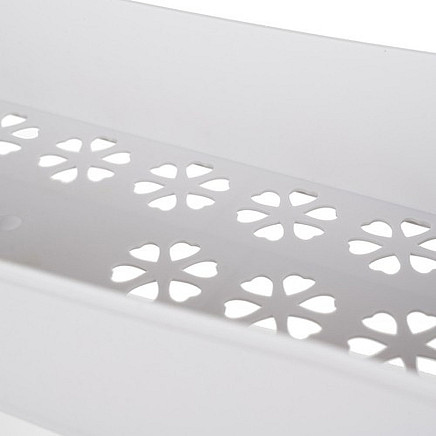 Mobilais plaukts Ruhhy virtuvei un vannasistabai ar riteņiem 24291, balts