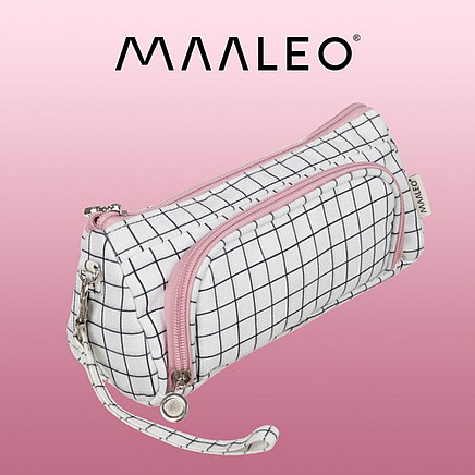 Double extendable pencil case Maaleo 24509