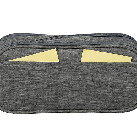 Triple folding pencil case - gray Maaleo 24512