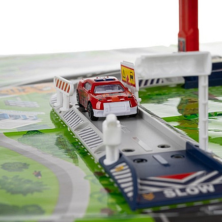 Kruzzel 4 līmeņu rotaļu autostāvvieta ar liftu un mašīnām 24646