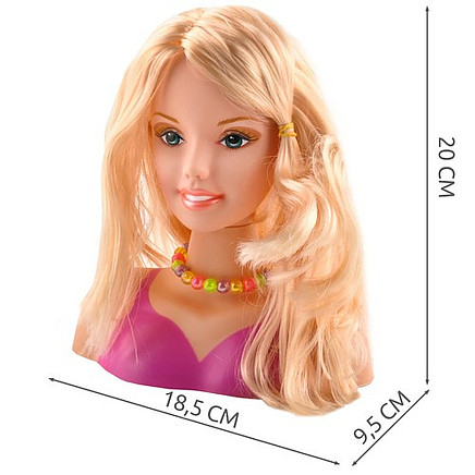 Lelles galva frizūru veidošanai ar aksesuāriem 23437