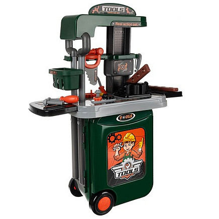 Bērnu rotaļu darbnīca ar instrumentiem koferī Kruzzel 24648