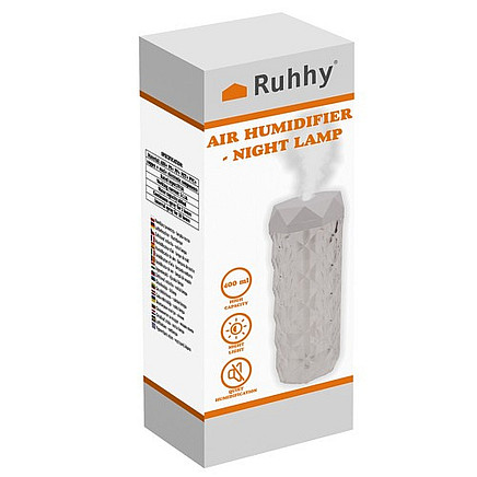 Gaisa mitrinātājs ar rožu LED naktslampu Ruhhy 24625