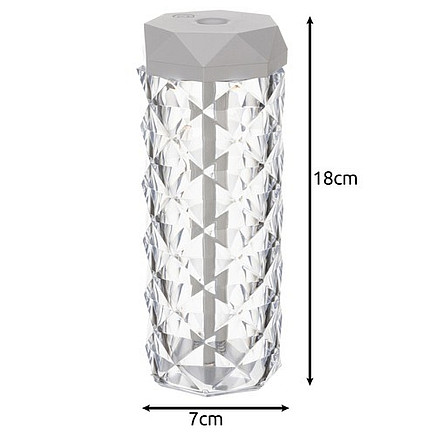 Gaisa mitrinātājs ar rožu LED naktslampu Ruhhy 24625