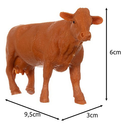 Lauku sētas dzīvnieku figūriņu komplekts Kruzzel, 12 gab.